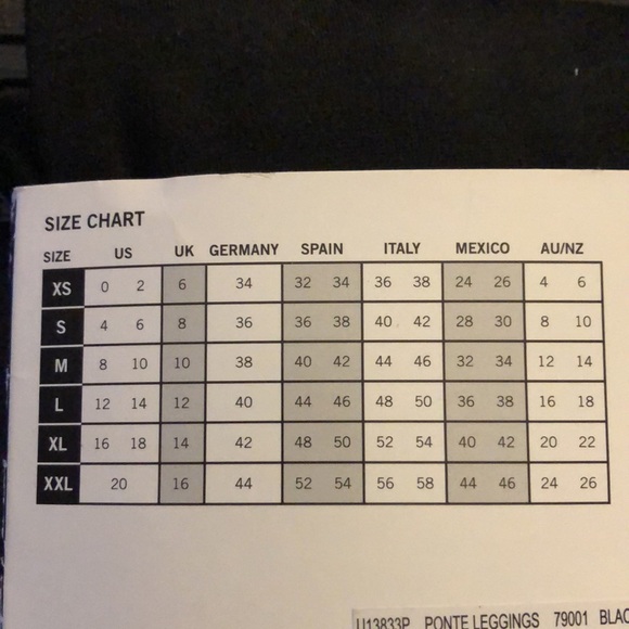 HUE XXL Black Leggings / BRAND NEW TAGS ATTACHED / Smoke free home - Picture 4 of 4